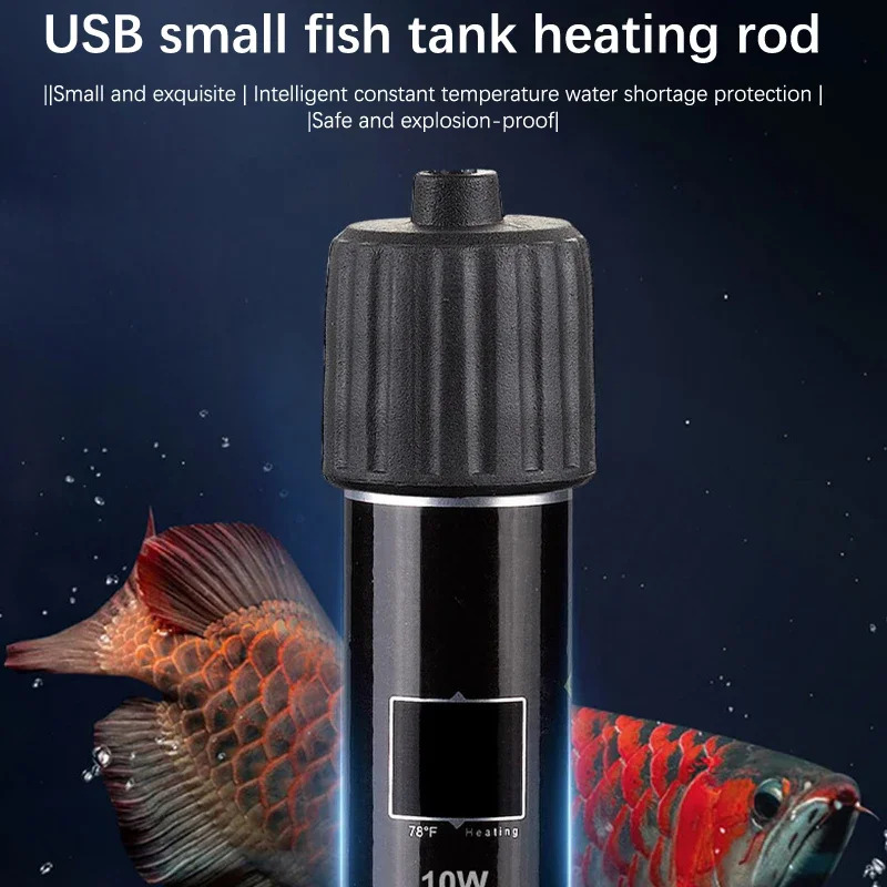 Pet Supplies Fish - USB Mini Aquarium Heating Rod, 26°C