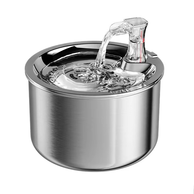 Pet Water Fountain - Design Stainless Steel Pet Water Fountain