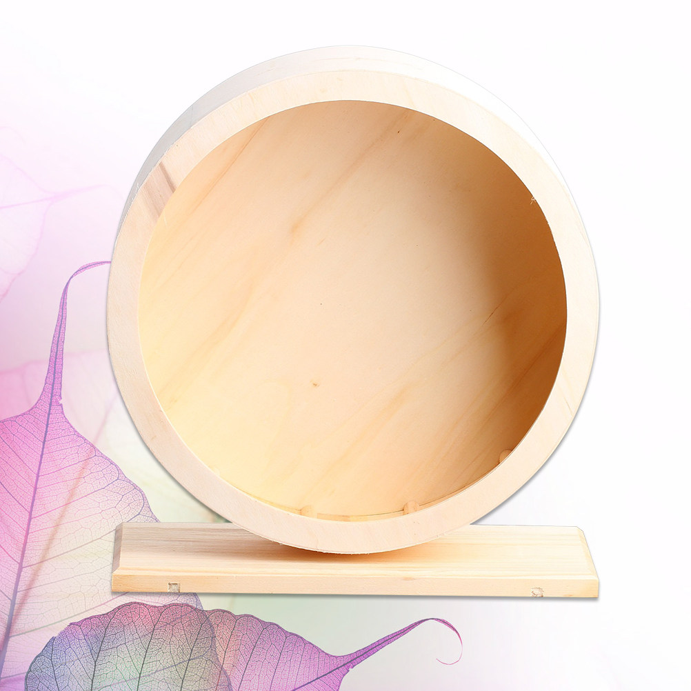 Silent Premium Wooden Exercise - Hamster Cage Wheel review and price