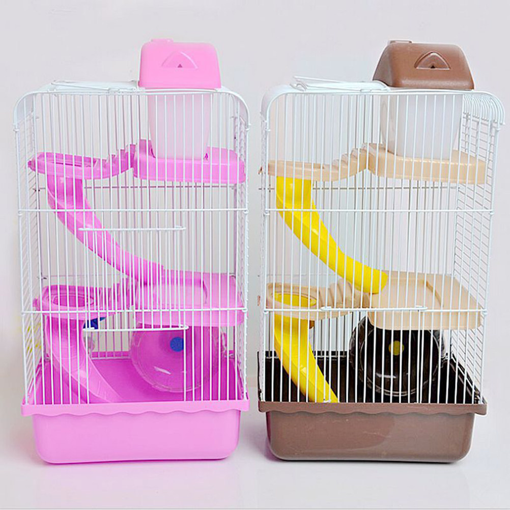 Luxury 3-Tier Slide Design Ham - Hamster Cage Wheel review and price