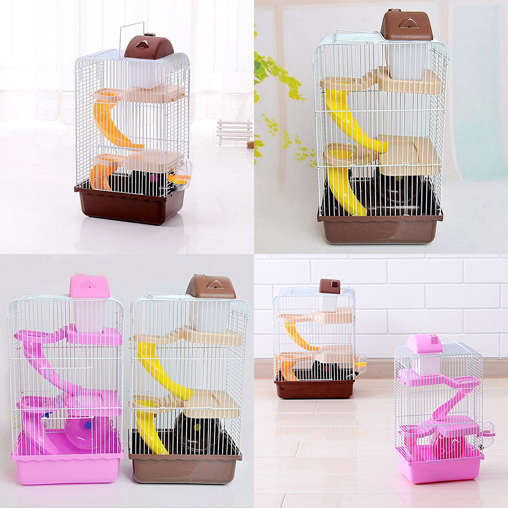 Luxury 3-Tier Slide Design Ham - Hamster Cage Wheel review and price