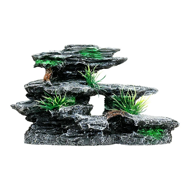 Resin Aquarium Rockery Mountai - Pet Supplies Fish review and price