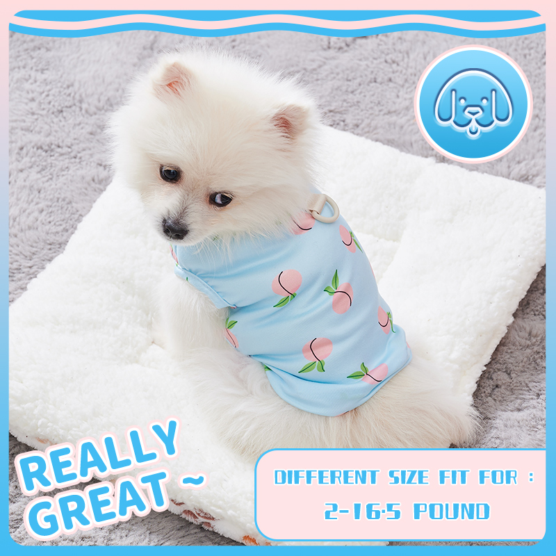 Pink Peach Pattern Vest for Pe - Pet Supplies York review and price