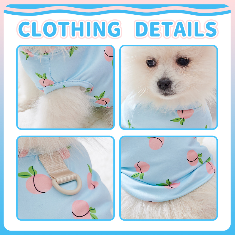 Pink Peach Pattern Vest for Pe - Pet Supplies York review and price