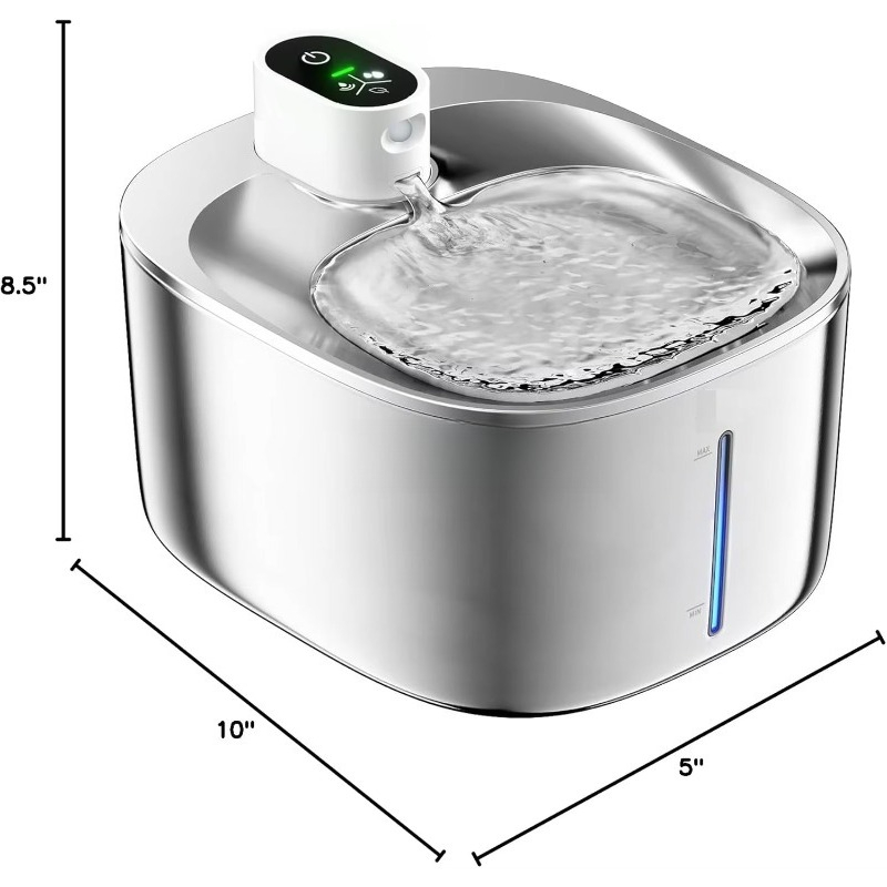 Stainless Steel Pet Water Bowl - Pet Water Fountain review and price