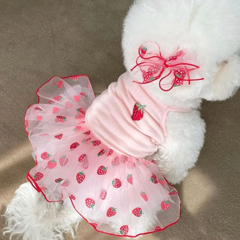 Cute Pet Dog Dress for Small D - Pet Supplies York review and price