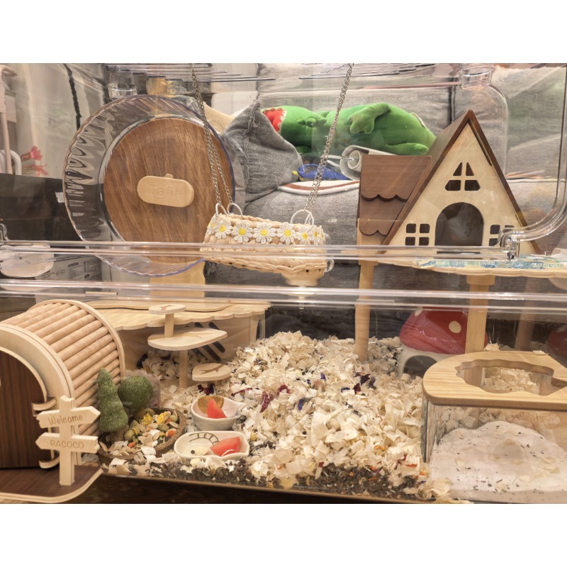 Silent Transparent Hamster Run - Hamster Cage Wheel review and price