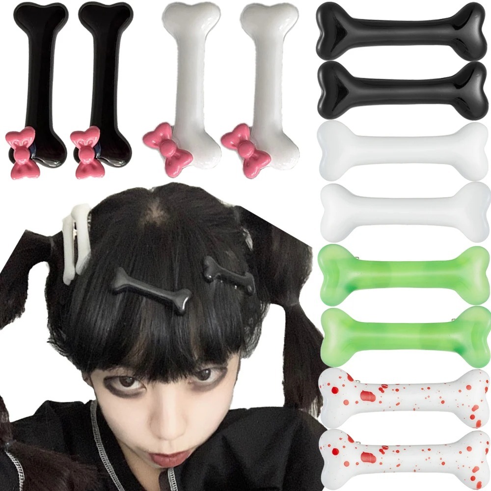 Y2K Cartoon Dog Bone Hair Clip - Pet Supplies Store review and price
