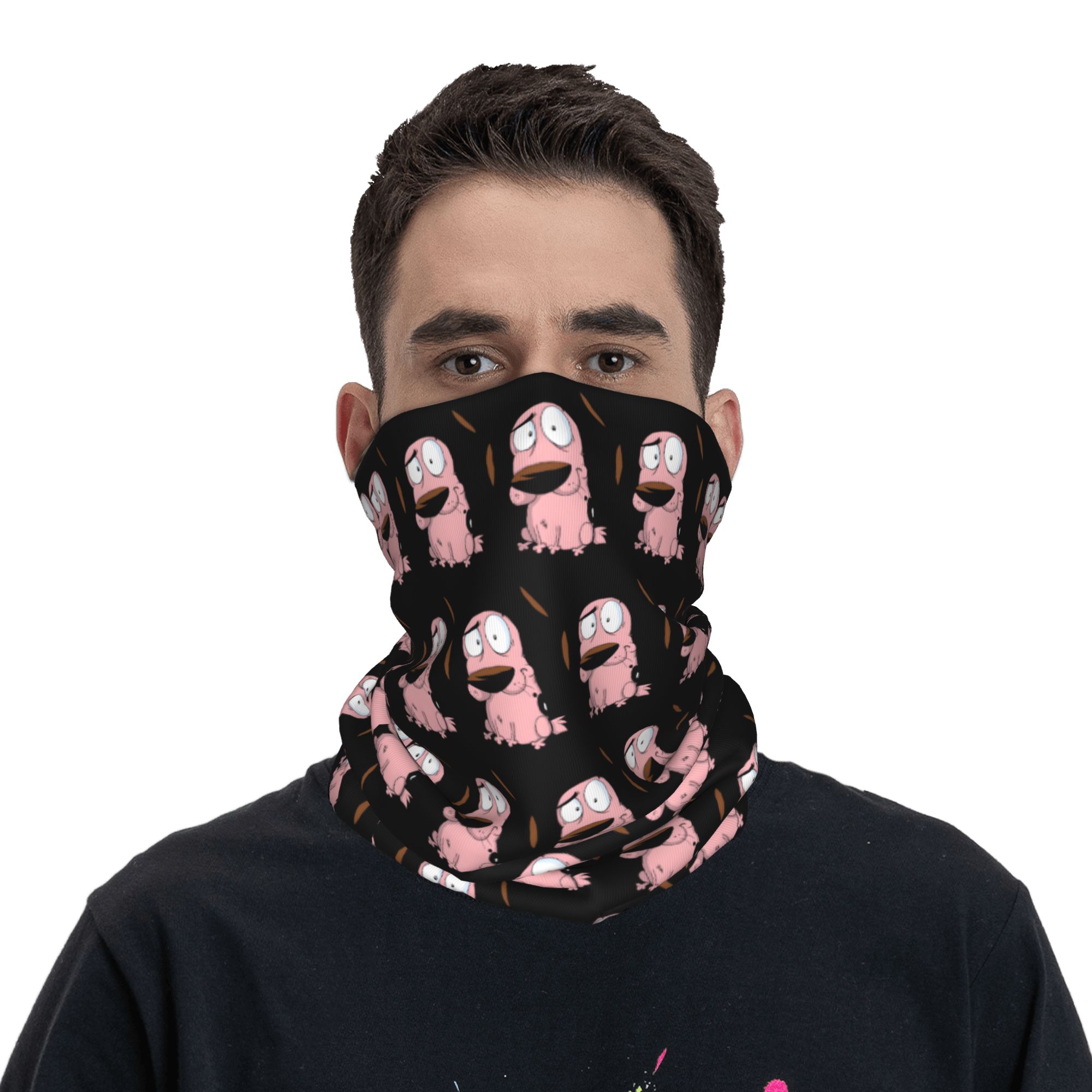 Custom Cartoon Courage Dog Win - Dog Bandana Scarf review and price