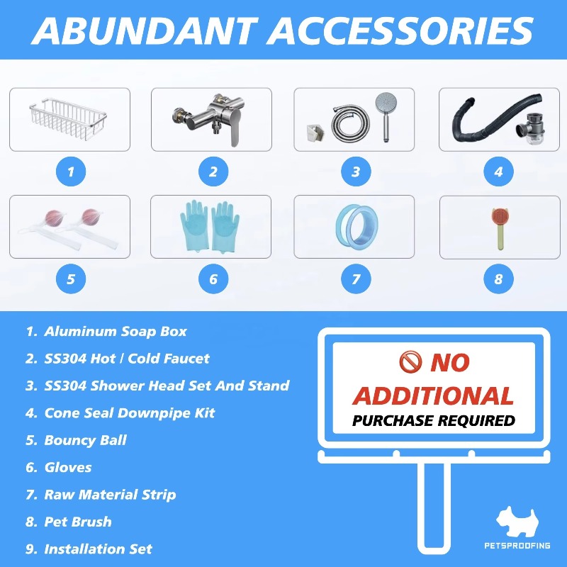 Stainless Steel Small Size Dog - Pet Supplies Wash Station review and price