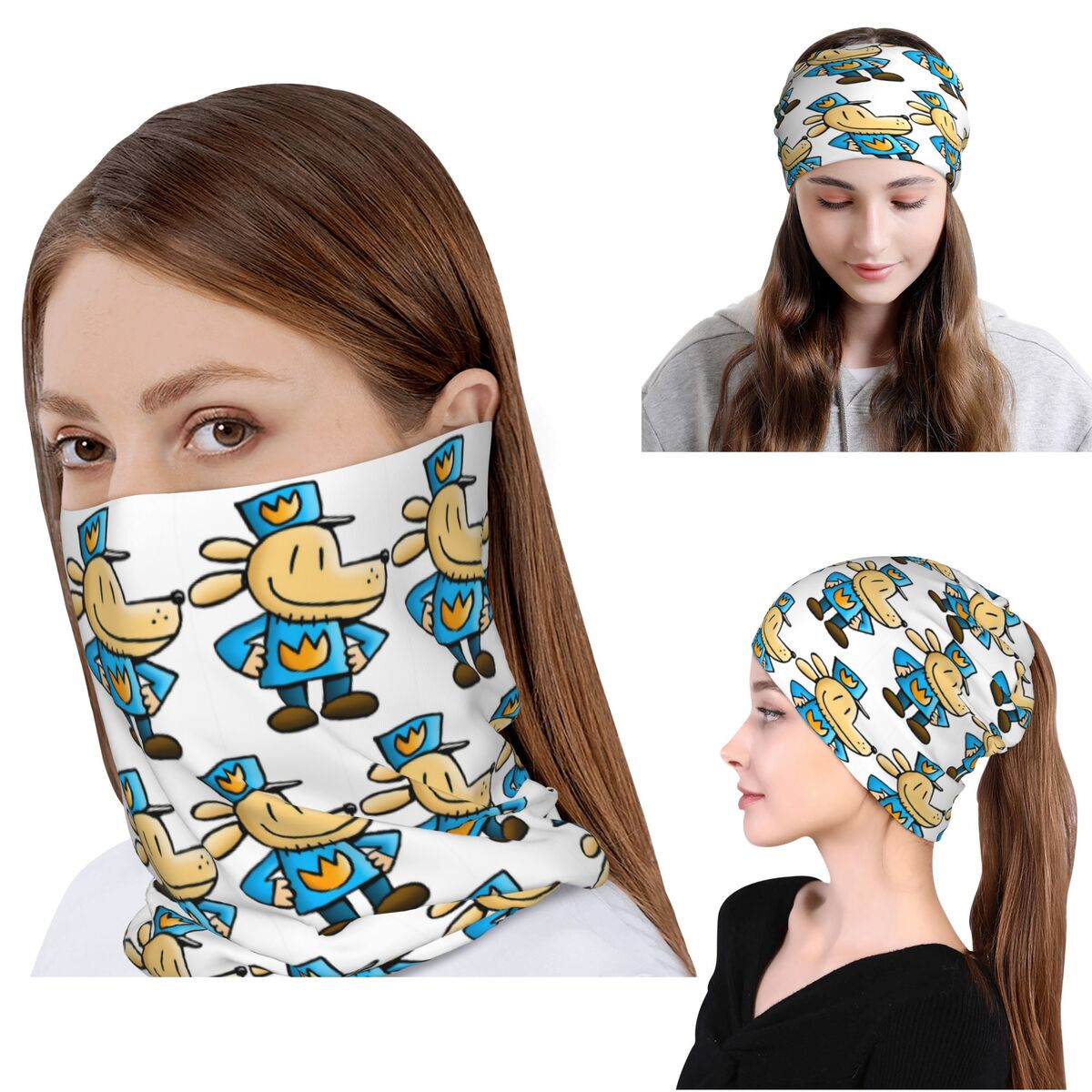 Dog Man Comedic Graphic Novel  - Dog Bandana Scarf review and price