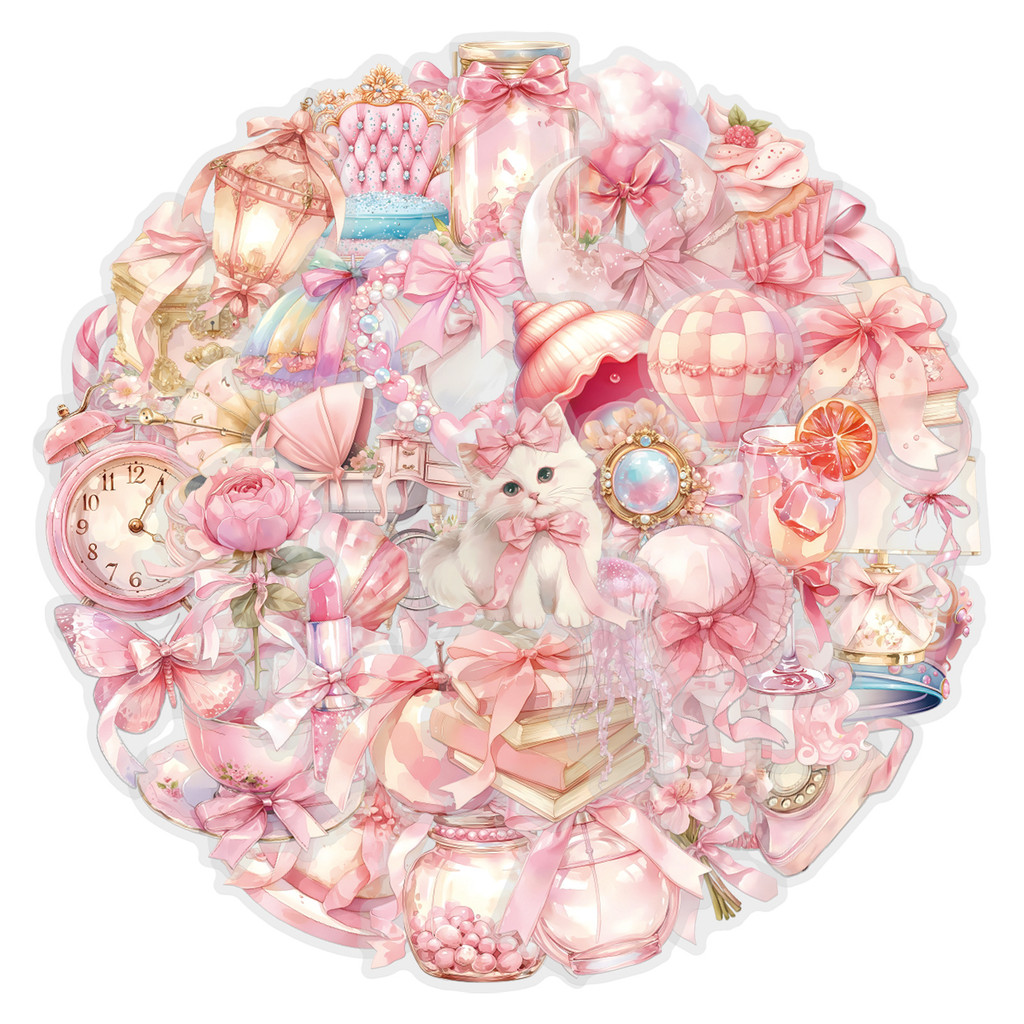 60 Pieces Pink Coquette Sticke - Pet Supplies In Store review and price