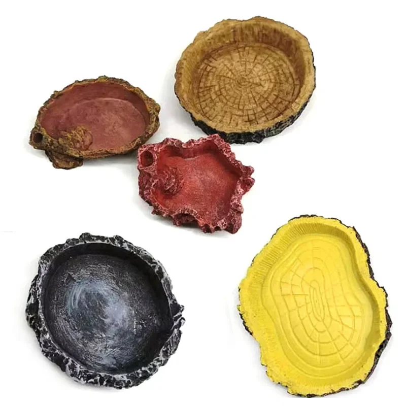 Pet Reptile Feeder Bowl Resin  - Pet Supplies Fish review and price