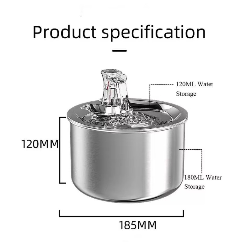 Design Stainless Steel Pet Wat - Pet Water Fountain review and price