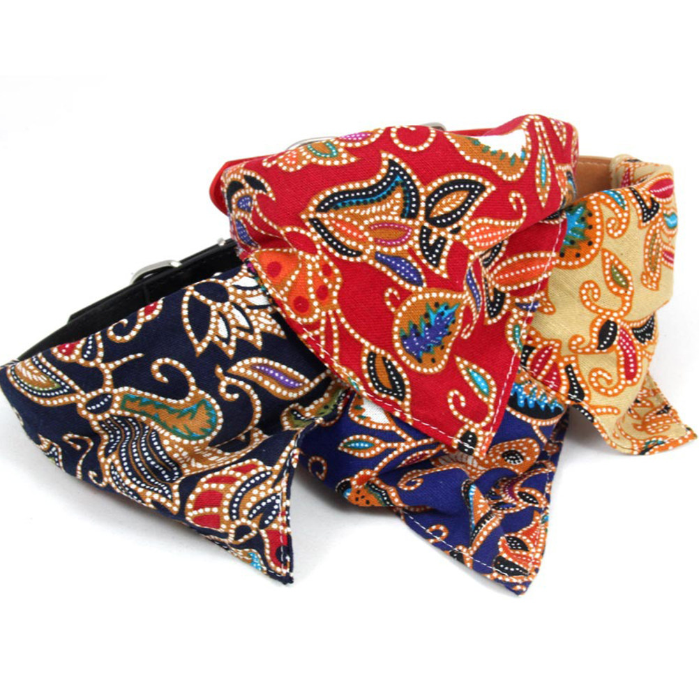 2 Pcs Chic Cat Accessories Tri - Dog Bandana Scarf review and price