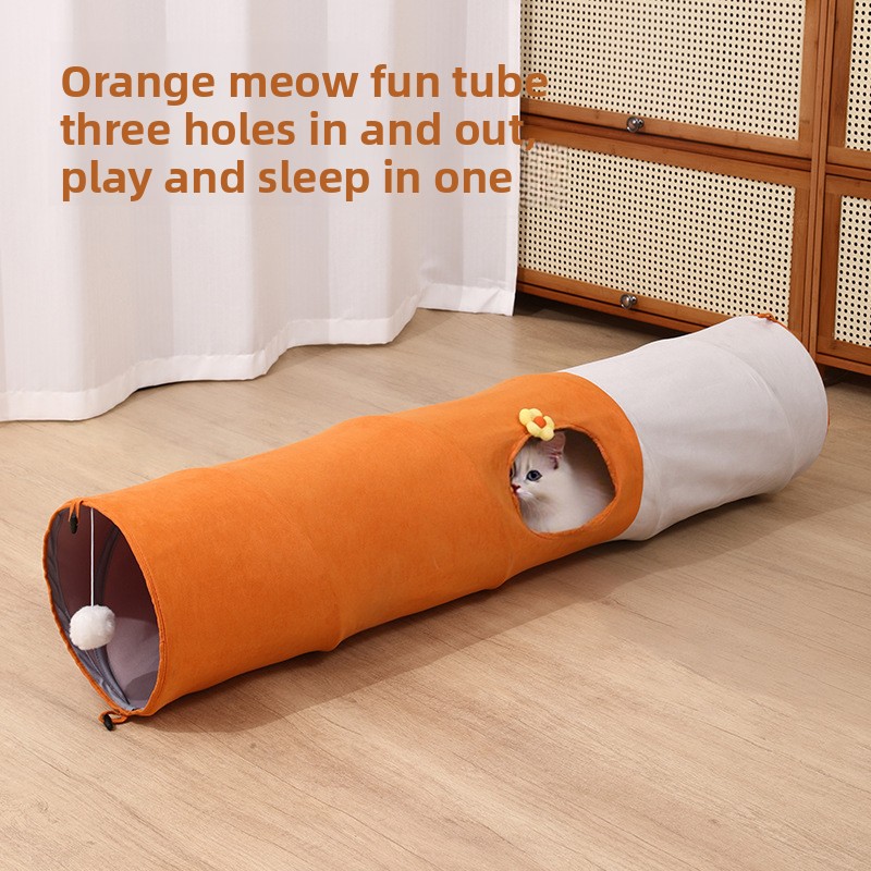 Multi-hole cat tunnel toy,cart - Pet Supplies In Store review and price