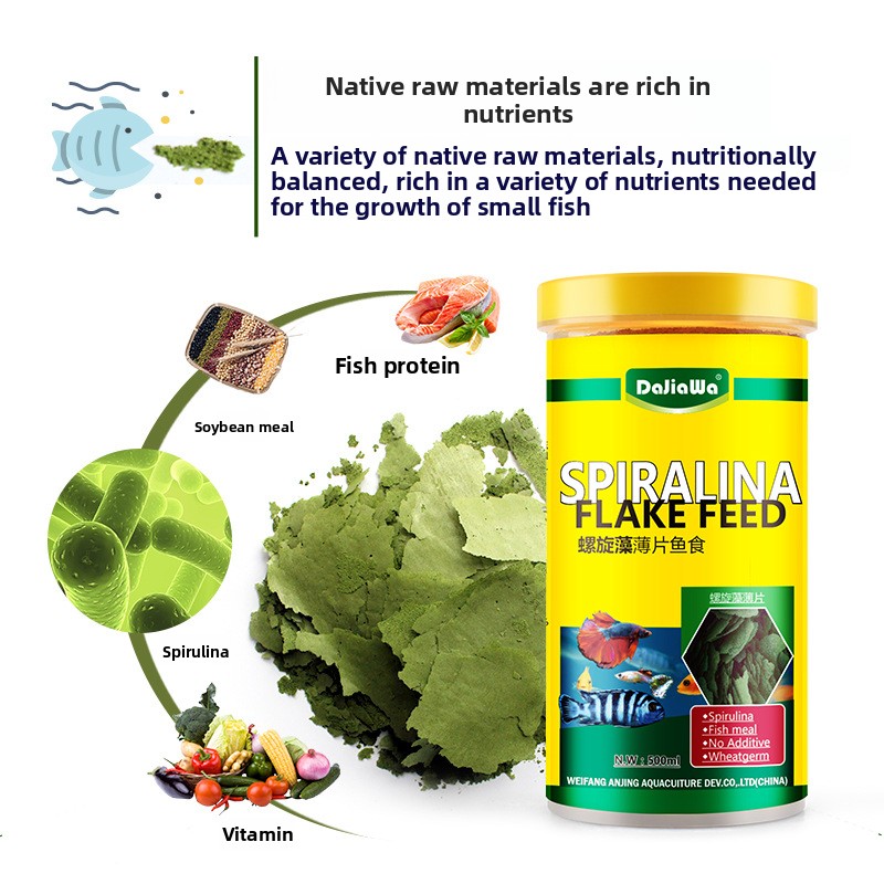 DaJiaWa Spirulina Flake Fish F - Tetra Food Betta Flakes review and price