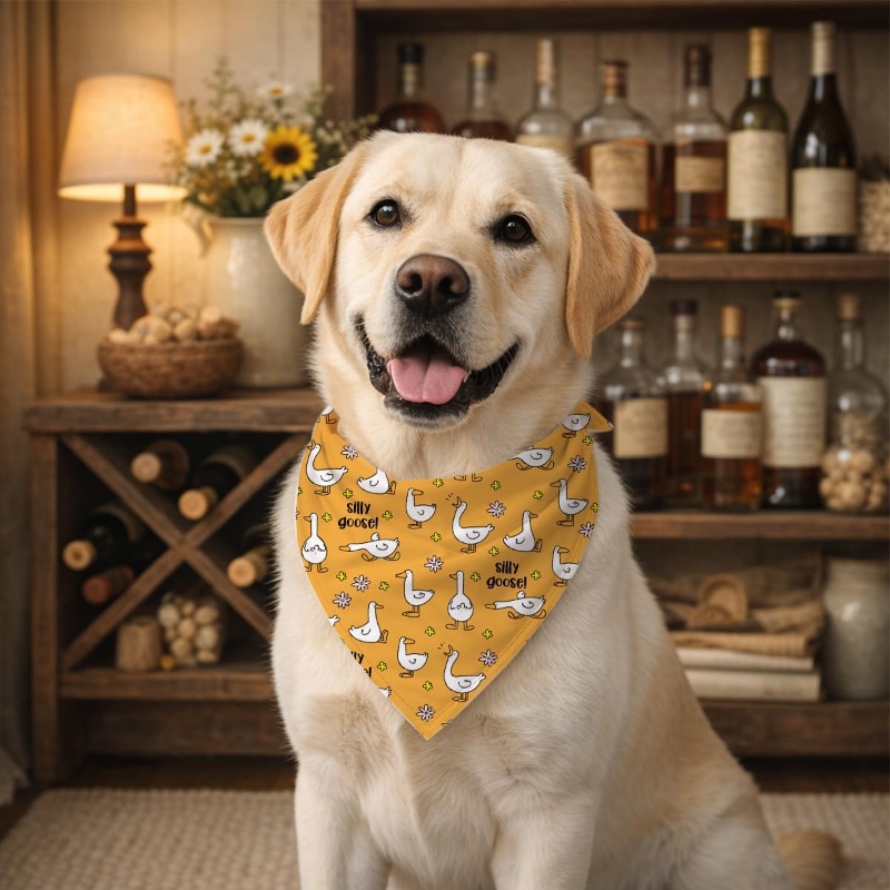 Dog Bandana Featuring a Cute G - Dog Bandana Scarf review and price