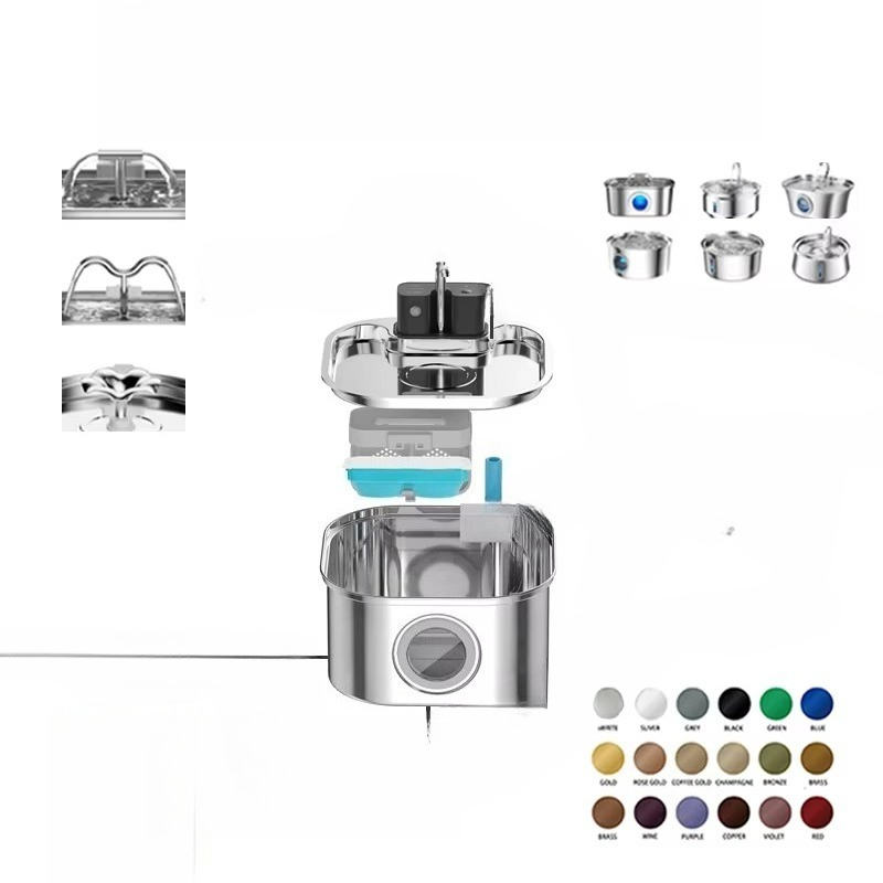 3.2L Wireless Cat Water Founta - Pet Water Fountain review and price