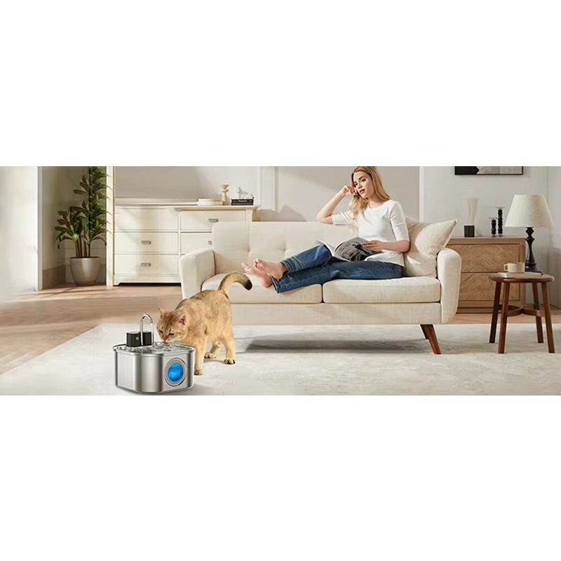 3.2L Wireless Cat Water Founta - Pet Water Fountain review and price